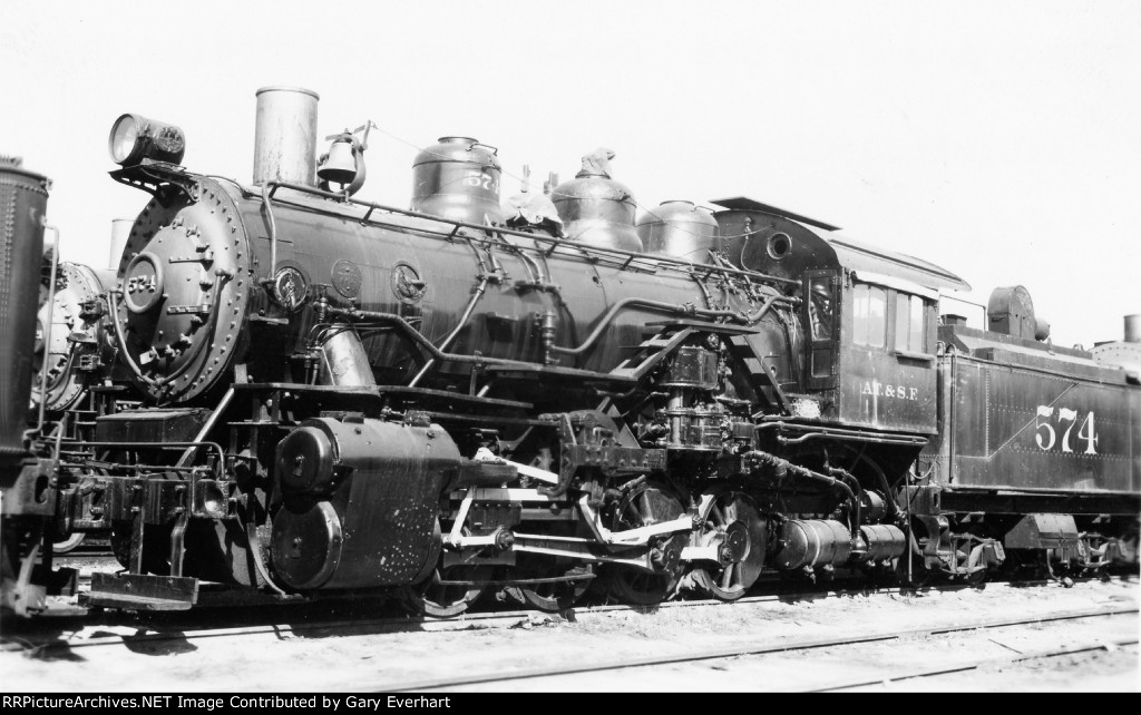 ATSF 0-8-0 #574 - Atchison, Topeka & Santa Fe